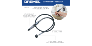 Dremel 225-02 Flex Shaft Attachment