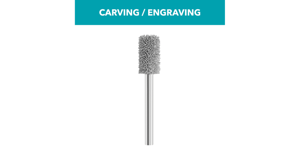 Dremel 9933 Structured Tungsten Carbide Carving Bit (Cylinder)