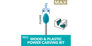 Dremel 9953 Max Power Carving Bit
