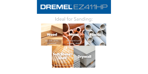 Dremel EZ411HP EZ Lock Sanding Disc