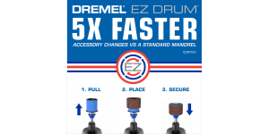 Dremel EZ727-01 18 Piece EZ Lock™ Sanding and Grinding Rotary Accessory Kit