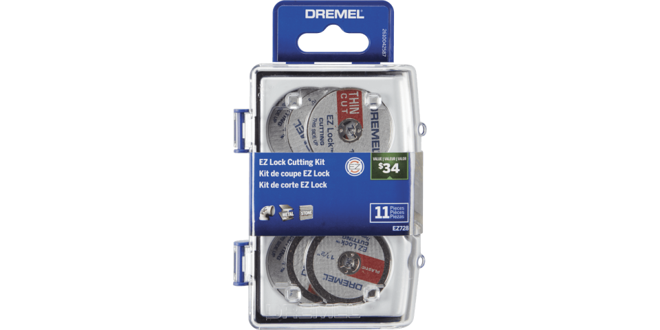 Dremel EZ728-01 11 PC EZ Lock™ Cutting Rotary Accessories Micro Kit