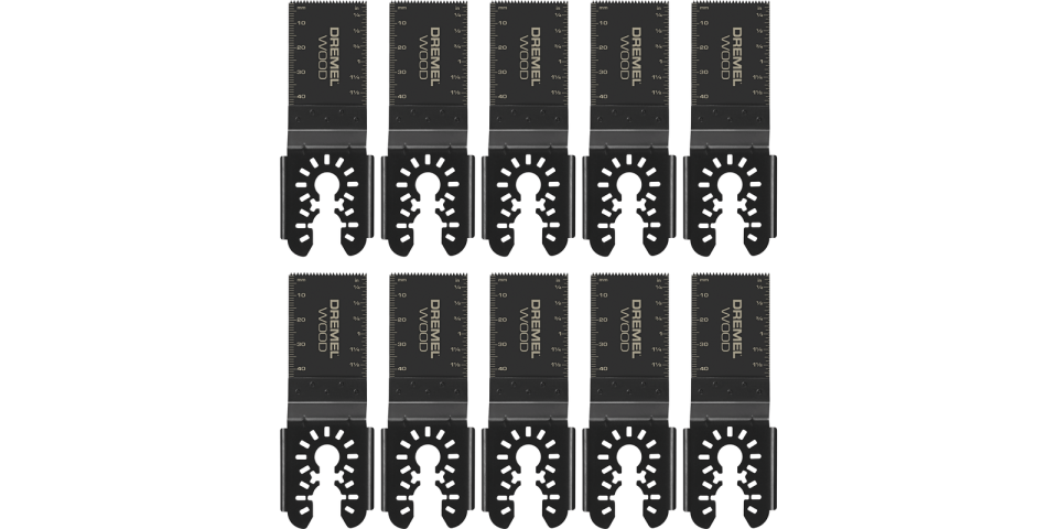 Dremel MM480XU Universal 1-1/4 in. Wood Flush Cutting Oscillating Multi-Tool Blade (10-Piece)