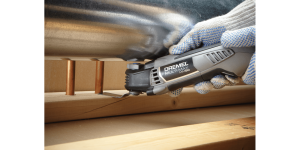 Dremel MM482 Universal Quick Fit 1-1/4 in. Bi Metal/ Wood/ Drywall Cutting Oscillating Multi-Tool Blade (1-Piece)