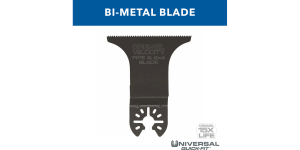Dremel MM494 Universal Quick Fit 2-3/4 in. Bi Metal/ Wood/ Drywall Cutting Oscillating Multi-Tool Blade (1-Piece)