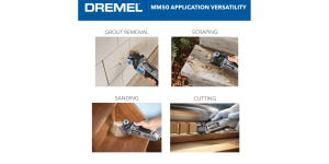 Dremel Multi-Max MM50-01 5 Amp Variable Speed Corded Oscillating Multi-Tool Kit with 30 Accessories and Storage Bag