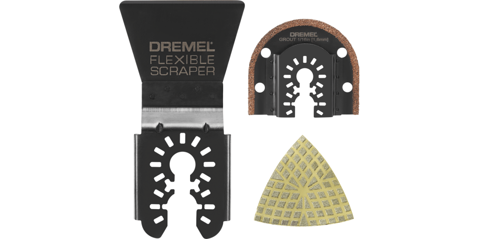 Dremel MM515U Universal Grout and Tile Oscillating Multi-Tool Set (3-Piece)