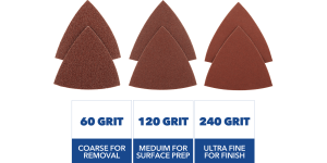 Dremel MM700-6 Sanding Pads with Various Grits
