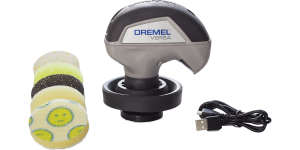 Dremel PC10-07 Versa 4-Volt Power Scrubber Kit with Scrub Daddy Cleaning Sponge Pads