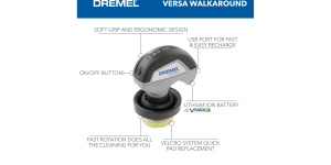Dremel PC10-07 Versa 4-Volt Power Scrubber Kit with Scrub Daddy Cleaning Sponge Pads