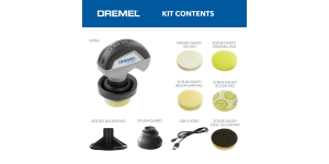 Dremel PC10-07 Versa 4-Volt Power Scrubber Kit with Scrub Daddy Cleaning Sponge Pads