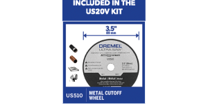 Dremel Ultra-Saw US510 3.5″ Metal Cut-Off Wheel